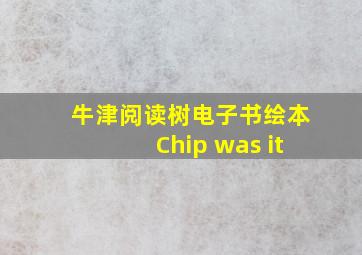 牛津阅读树电子书绘本Chip was it